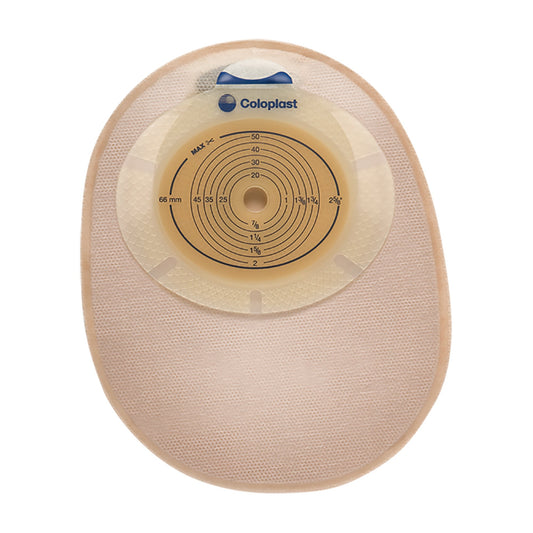 Ostomy Pouch SenSura® One-Piece System 8-1/2 Inch Length, Maxi Flat, Trim to Fit 3/8 to 3 Inch Stoma Closed End