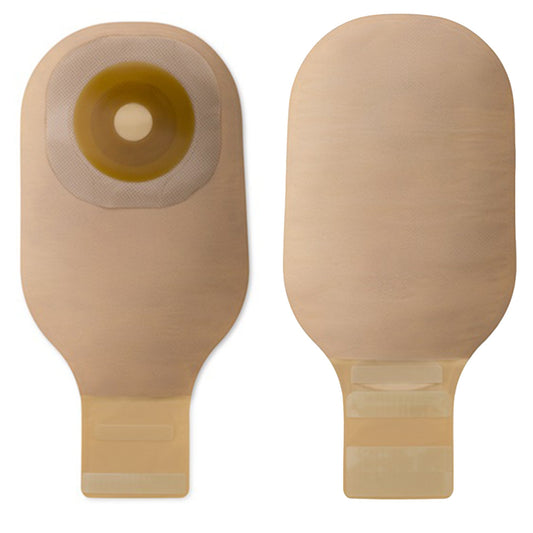 Colostomy Pouch Premier™ Flextend™ One-Piece System 12 Inch Length Flat, Pre-Cut 1 Inch Stoma Drainable