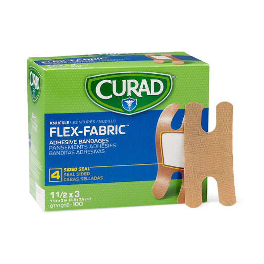 Adhesive Strip Comfort Cloth® Plastic Tan 1-1/2 X 3 Inch Sterile