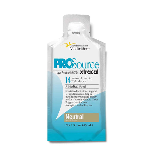 Oral Supplement ProSource® XtraCal Neutral Flavor Liquid 1 oz. Individual Packet