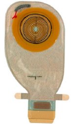 Ostomy Pouch Assura®Inspire One-Piece System 11-1/4 Inch Length Flat, Pre-Cut 1 Inch Stoma Drainable