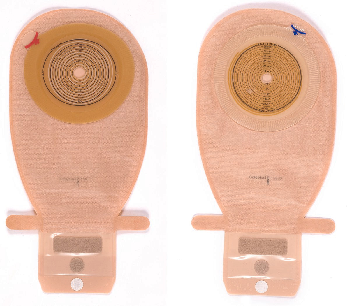 Ostomy Pouch Assura® New Generation One-Piece System 11-1/2 Inch Length Convex Light, Trim to Fit 3/4 to 1-3/4 Inch Stoma Drainable