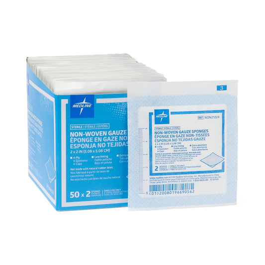 Nonwoven Sponge Avant Gauze® 2 X 2 Inch 4-Ply Sterile 2 per Pack