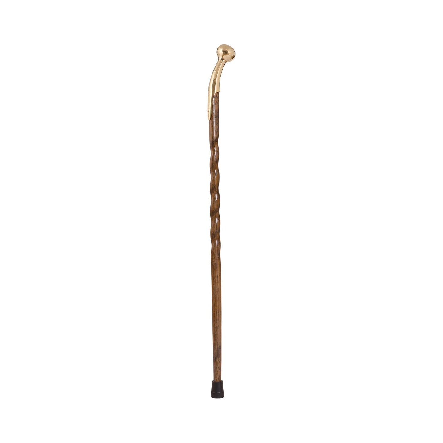 Walking Stick Brazos™ Twisted Wood 40 Inch Height Brown Oak