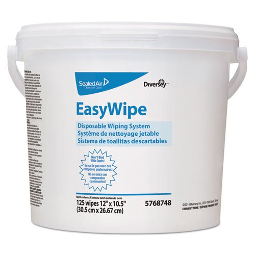 Multipurpose Task Wipe Diversey™ EasyWipe 125 Count Bucket 8-5/8 X 24-7/8 Inch NonSterile Disposable
