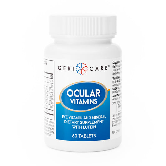 Eye Vitamin Supplement Geri-Care® Vitamin A / Ascorbic Acid / Vitamin E 14,320 IU - 226 mg - 200 IU Strength Tablet 60 per Bottle
