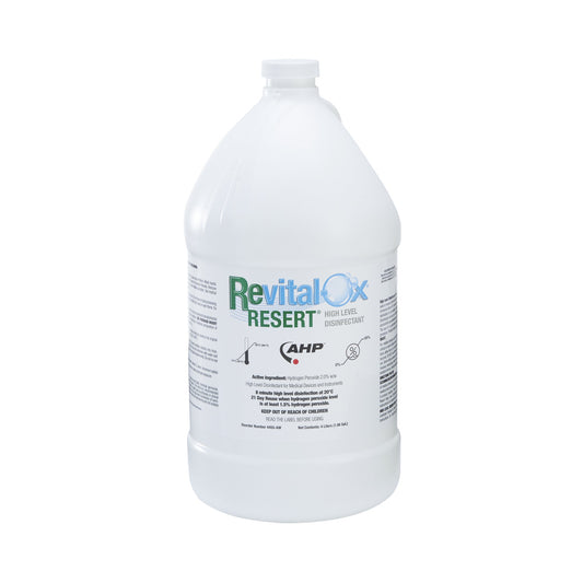Hydrogen Peroxide High-Level Disinfectant Revital-Ox® RESERT® RTU Liquid 4 Liter Container Reusable