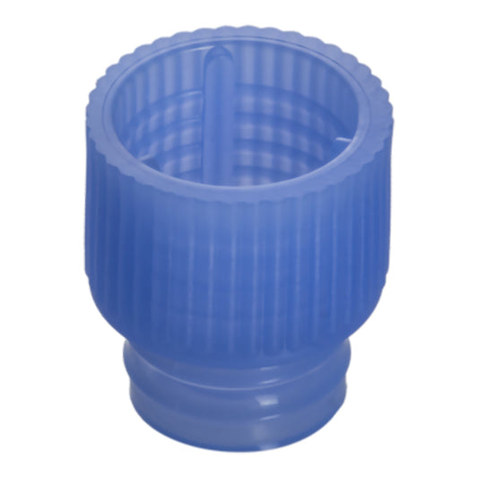 Tube Closure LDPE Push Cap Blue For use with 12 mm Diameter Tubes NonSterile