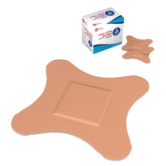 Adhesive Strip Dynarex® Fabric Tan 3 X 3 Inch Sterile