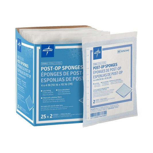 Cellulose Filled Nonwoven Sponge Avant Gauze® 4 X 4 Inch 8-Ply Sterile 2 per Pack