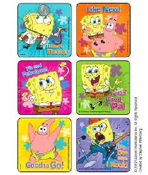 Disney® 75 per Pack SpongeBob - Doctor Visit Medical Sticker 2-1/2 Inch