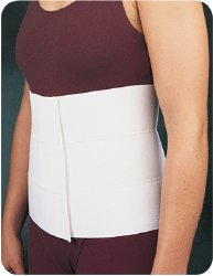 Abdominal Binder Comfor™ One Size Fits Most Hook and Loop Closure 55 to 72 Inch Waist Circumference 12 Inch Height Adult