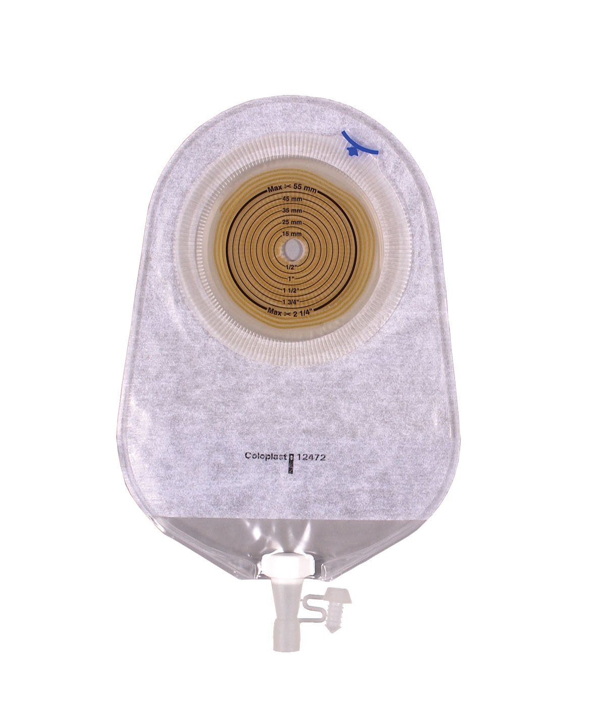 Urostomy Pouch Assura® One-Piece System 10-3/4 Inch Length Convex, Pre-Cut 1-1/4 Inch Stoma Drainable