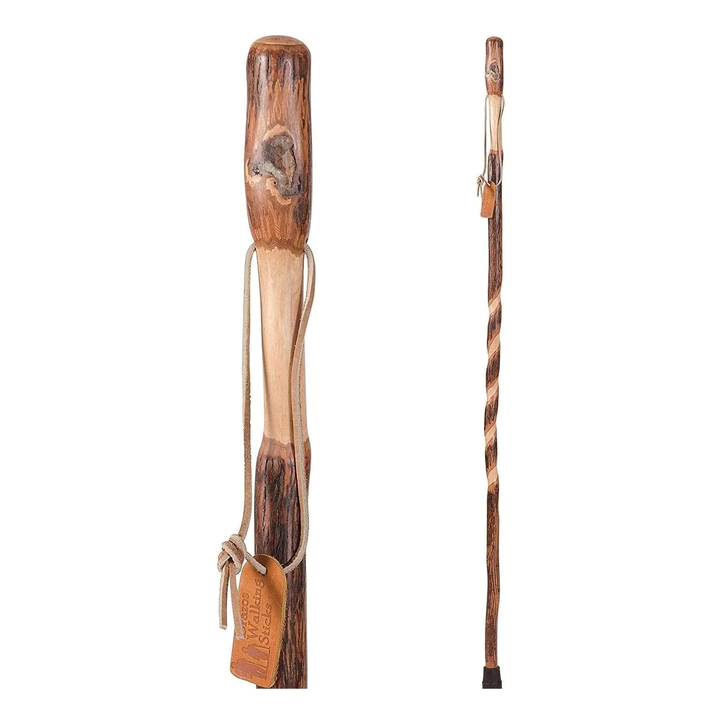 Walking Stick Brazos™ Free Form Wood 48 Inch Height Red Bamboo