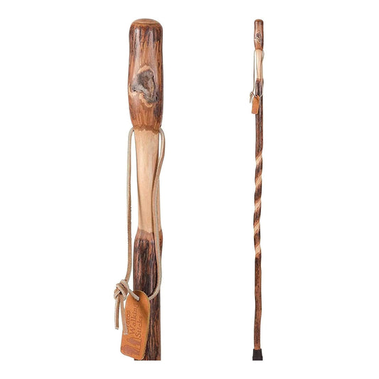 Walking Stick Brazos™ Free Form Wood 48 Inch Height Red Bamboo