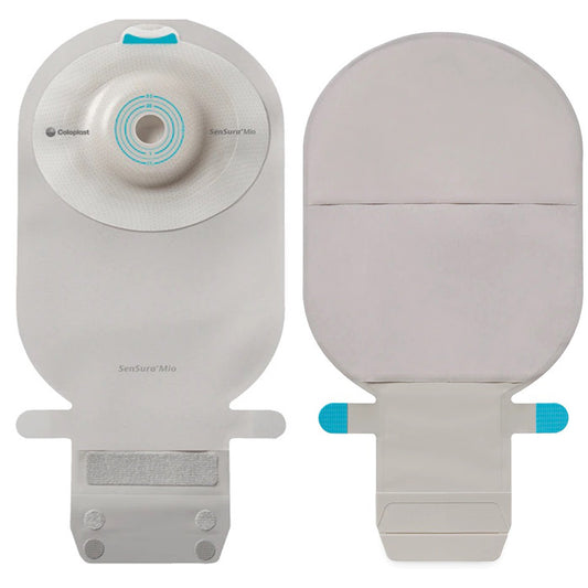 Ostomy Pouch SenSura® Mio Convex One-Piece System 11 Inch Length, Maxi Convex Light, Pre-Cut 1-3/8 Inch Stoma Drainable