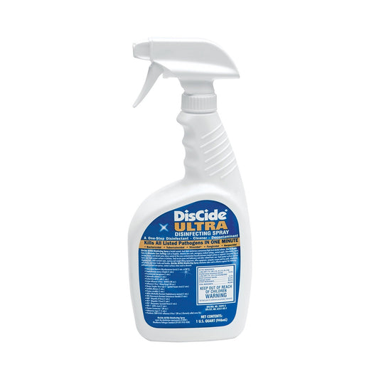 Surface Disinfectant Cleaner DisCide® Ultra Quaternary Based Trigger Spray Liquid 1 Quart Bottle Herbal Scent NonSterile