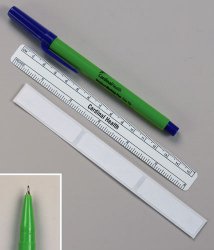Skin Marker with Ruler and Labels Convertors® Gentian Violet Ink Sterile Full Size Fine Tip