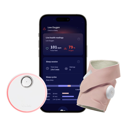Baby Monitoring System Owlet® Dream Sock Dusty Rose