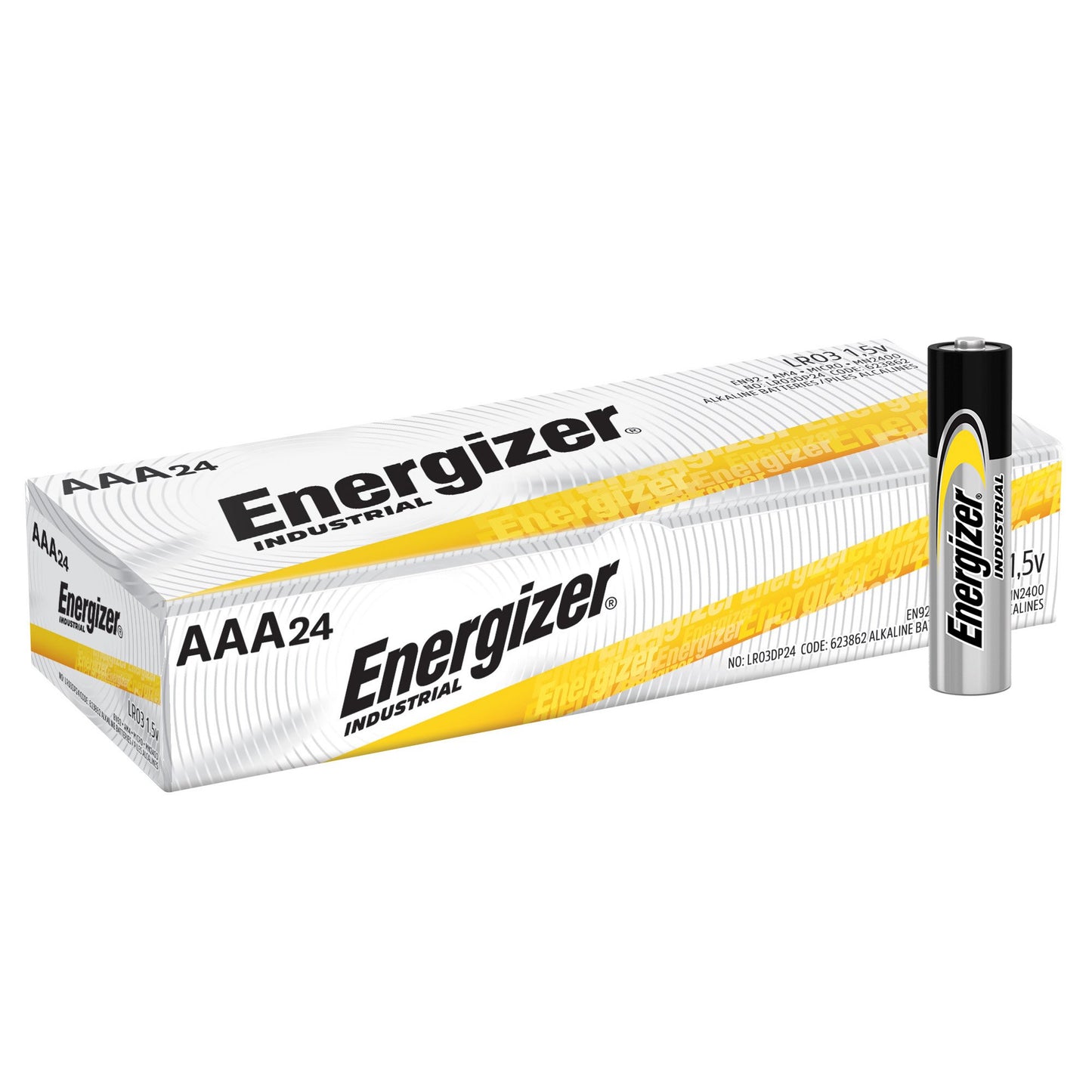 Alkaline Battery Energizer® AAA Cell 1.5V Disposable 4 Pack