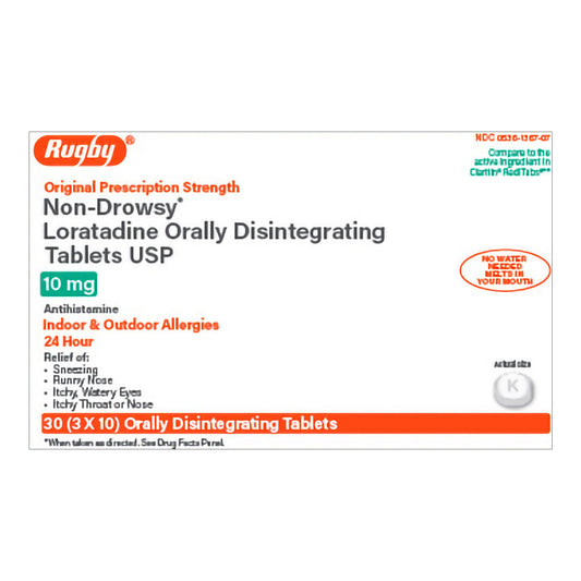 Allergy Relief 10 mg Strength Orally Disintegrating Tablet 30 per Bottle