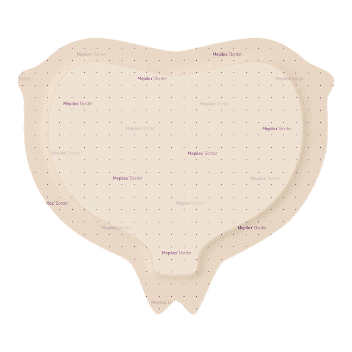 Foam Dressing Mepilex® Border Sacrum 9-1/5 X 9-1/5 Inch With Border Film Backing Silicone Adhesive Sacral Sterile