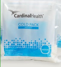 Instant Cold Pack Cardinal Health™ Non-Sweat General Purpose Medium 6 X 6-1/2 Inch Plastic / Ammonium Nitrate / Water Disposable