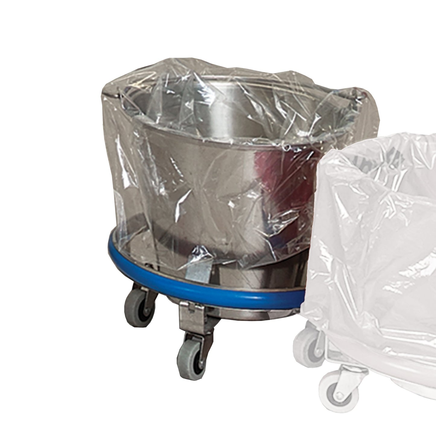 Kick Bucket Waste Bag Sandel® STAT-BAG™ Without Legend Clear