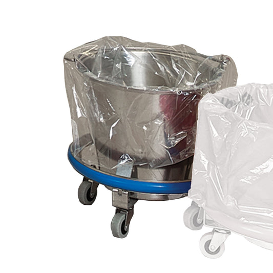 Kick Bucket Waste Bag Sandel® STAT-BAG™ Without Legend Clear
