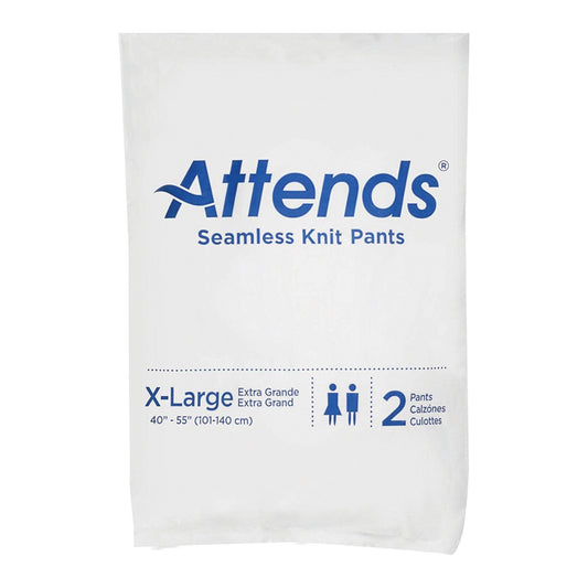 Attends® Knit Pant Unisex Knit Weave X-Large Pull On Reusable