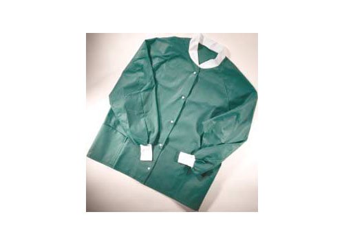 Warm-Up Jacket Barrier® Blue X-Large Hip Length Spunbond Nonwoven Disposable
