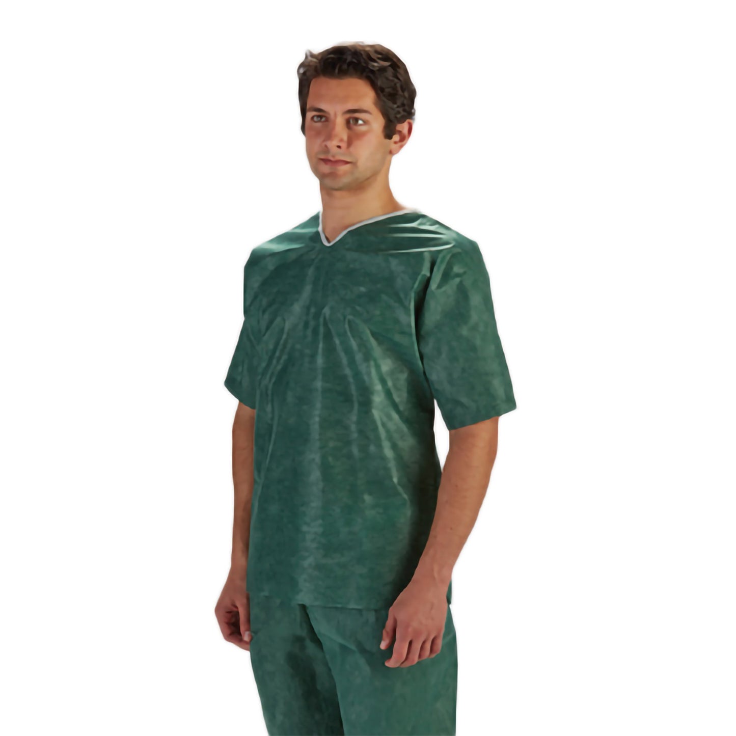 Scrub Shirt Barrier® 2X-Large Green 3 Pockets Short Sleeve Unisex