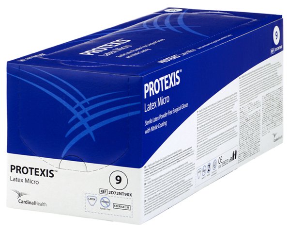 Surgical Glove Protexis™ Latex Micro Size 6.5 Sterile Latex Standard Cuff Length Smooth Light Brown Not Chemo Approved