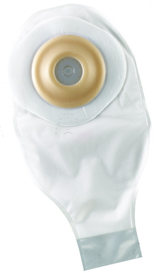 Colostomy Pouch ActiveLife® One-Piece System 12 Inch Length Flat, Pre-Cut 1-1/2 Inch Stoma Drainable