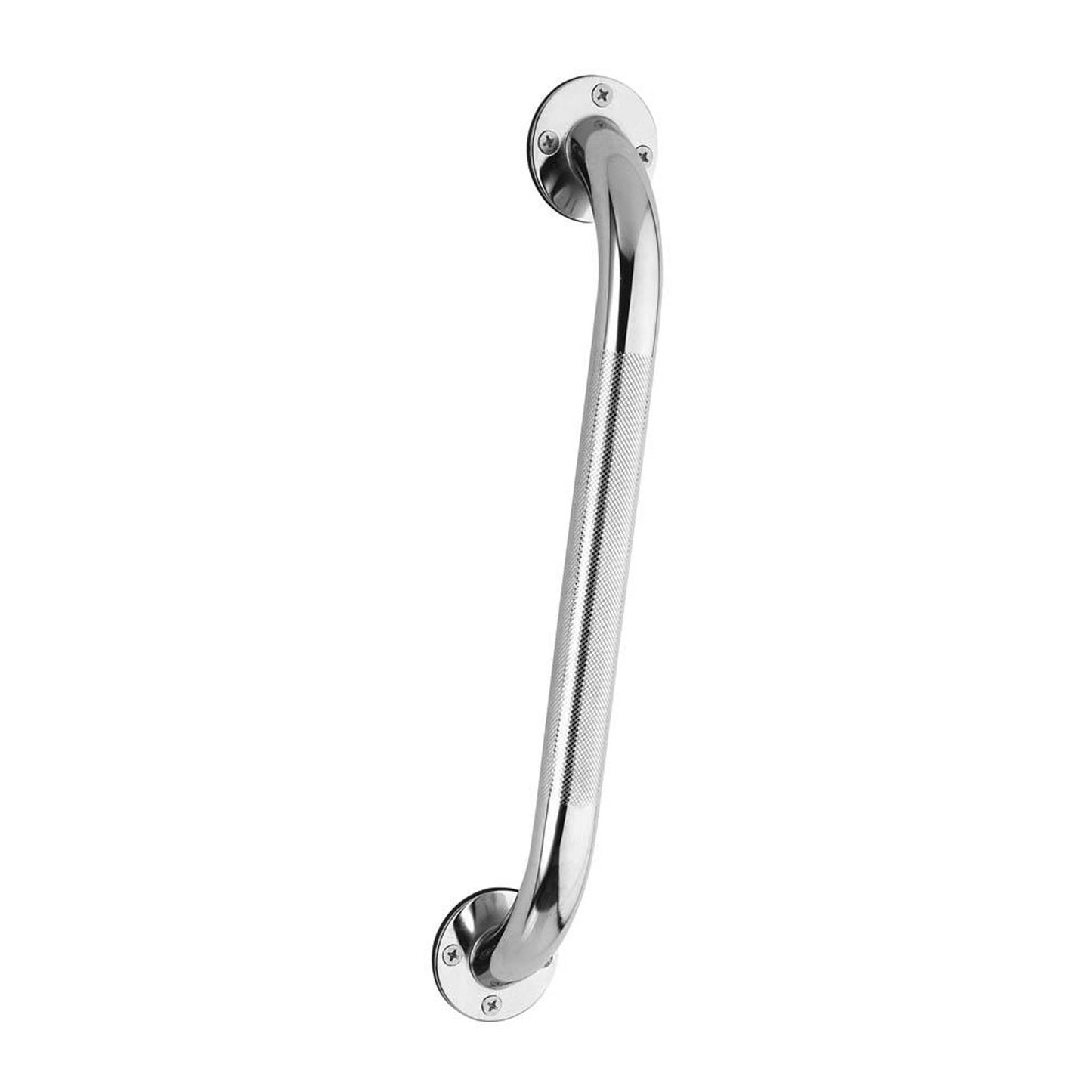 Wall Grab Bar Carex® Chrome Finish Knurled Steel