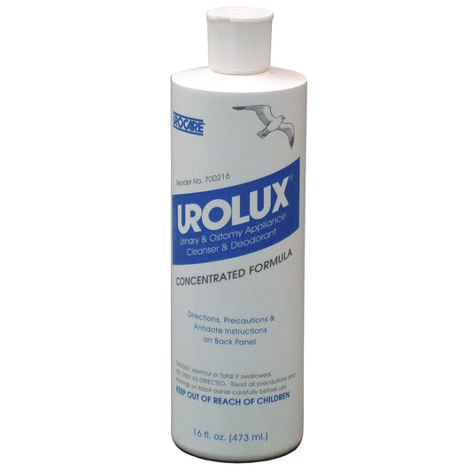 Urinary and Ostomy Appliance Cleanser and Deodorant Urolux® Standard, 16 fl. oz. Bottle, Citrus Scent
