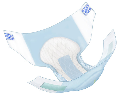 Unisex Adult Incontinence Brief Wings™ Ultra X-Large Disposable Heavy Absorbency