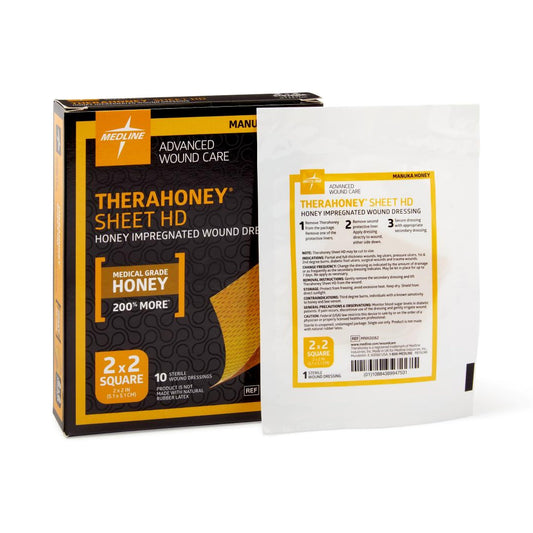 Honey Impregnated Wound Dressing TheraHoney™ HD Square 2 X 2 Inch Sterile
