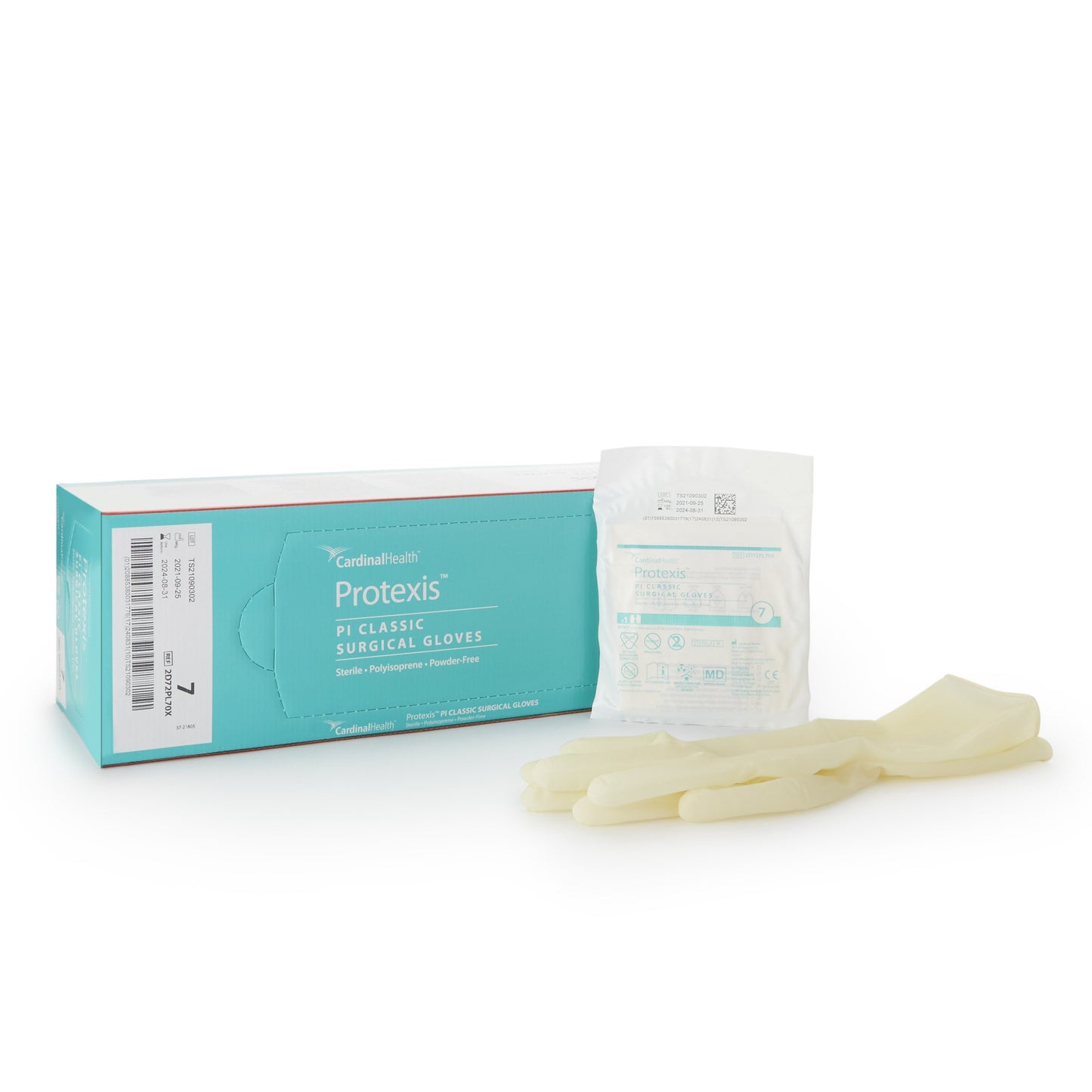 Surgical Glove Protexis™ PI Classic Size 7 Sterile Polyisoprene Standard Cuff Length Smooth Ivory Not Chemo Approved
