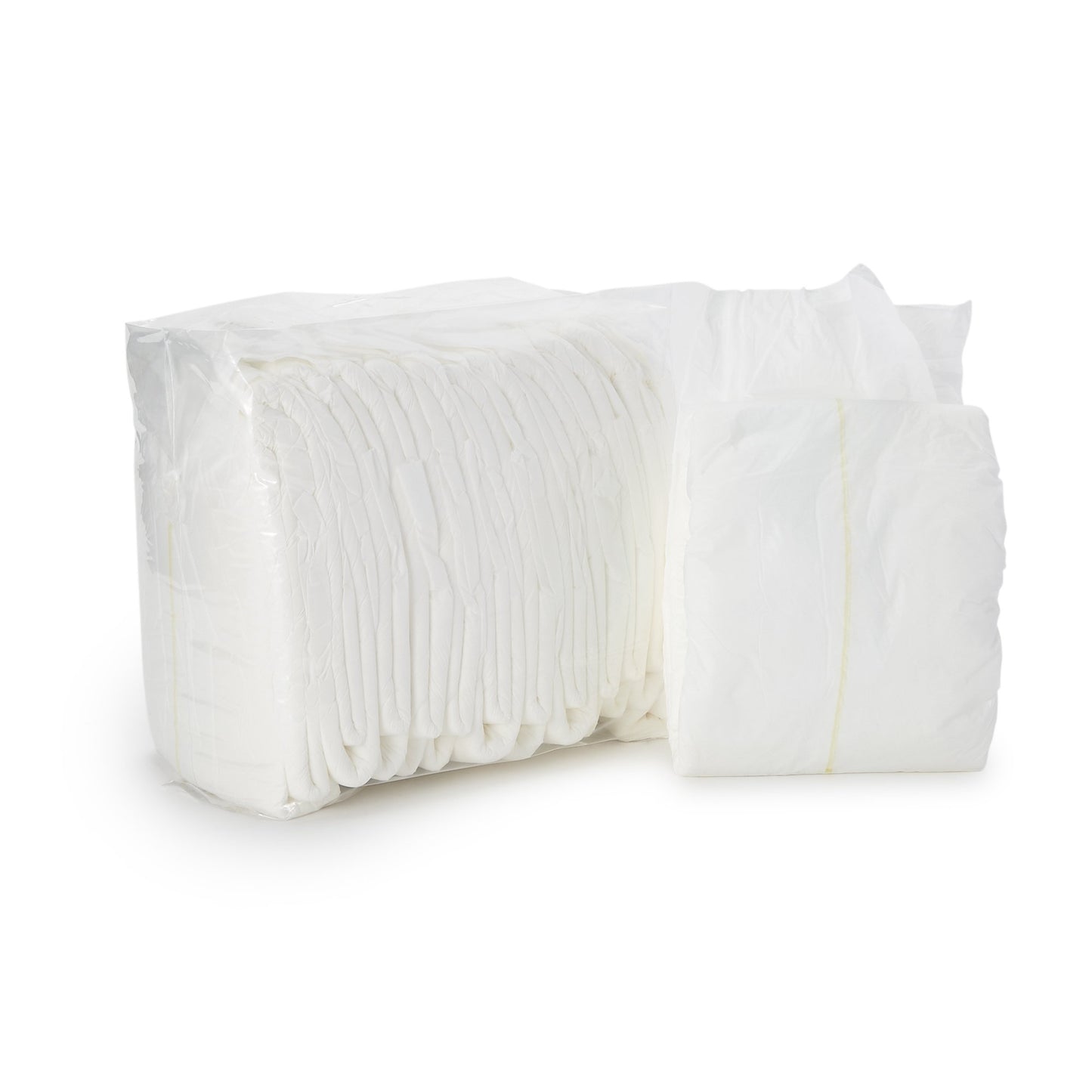 Unisex Adult Incontinence Brief Wings™ Plus Medium Disposable Heavy Absorbency