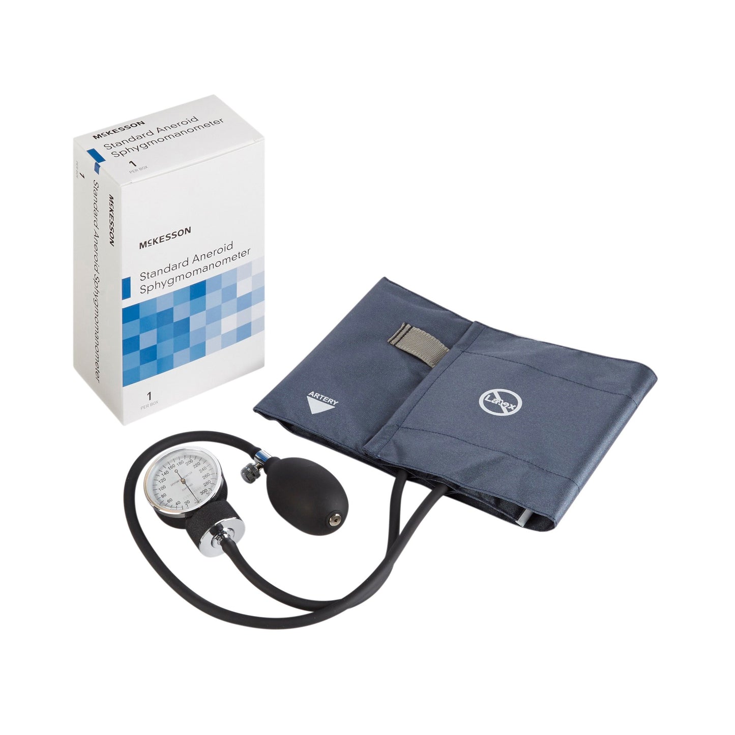 Aneroid Sphygmomanometer Unit McKesson Brand Large Adult Cuff Nylon Cuff 34 - 50 cm Pocket Aneroid