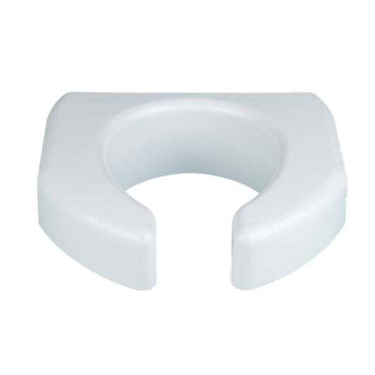 Raised Toilet Seat Ableware Basic 3 Inch Height Standard Round 350 lbs. Weight Capacity