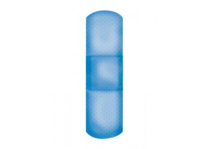 Metal Detectable Adhesive Strip American White Cross® First Aid Fabric Blue 1 X 3 Inch Sterile