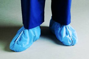 Shoe Cover Dura-Fit™ X-Large Shoe High Nonskid Sole Blue NonSterile