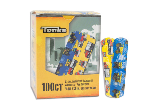 Adhesive Strip Stat Strip® Plastic Kid Design (Tonka) 3/4 X 3 Inch Sterile
