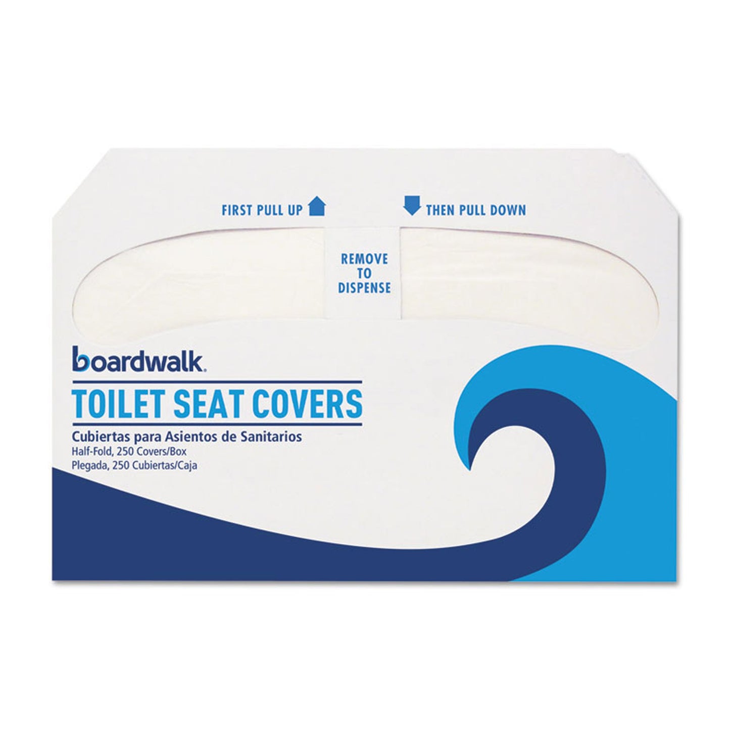 Toilet Seat Cover Boardwalk® Half Fold