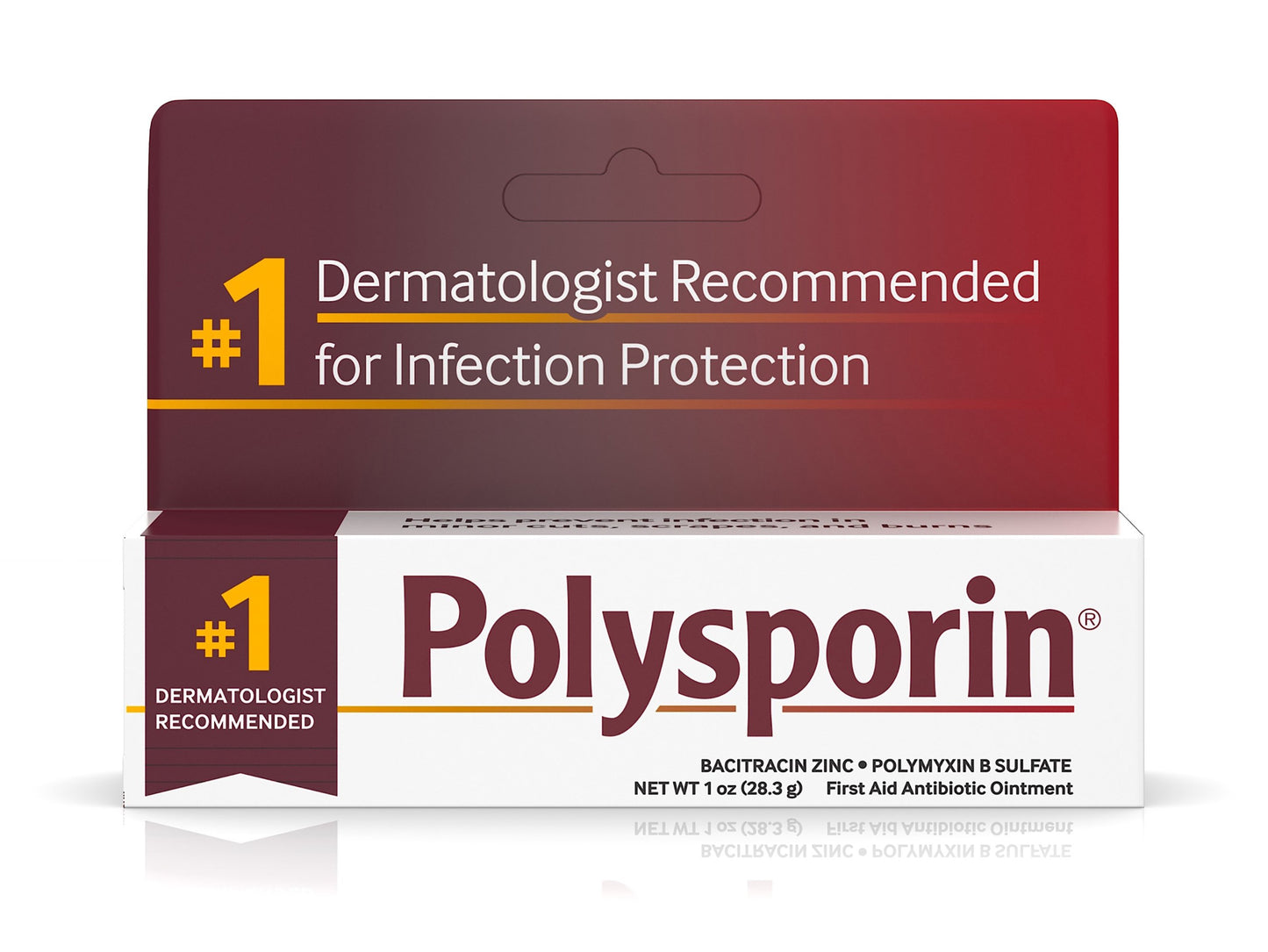 First Aid Antibiotic Bacitracin / Polymyxin B Polysporin® Ointment 1 oz. Tube
