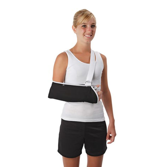 Arm Sling with Shoulder Pad Ossur® Premium D-Ring / Slide Buckle Closure / Adjustable Strap X-Large