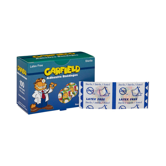 Adhesive Spot Bandage ASO Plastic Kid Design (Garfield) 7/8 Inch Diameter Sterile