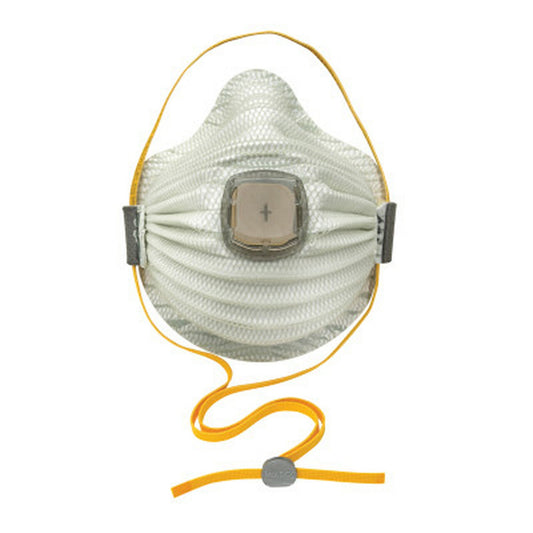 Particulate Respirator Mask Moldex® AirWave Industrial N100 with Valve Not Rated Adjustable Head Strap Medium / Large